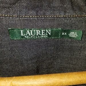 Lauren Ralph Lauren 2XL cotton denim dress